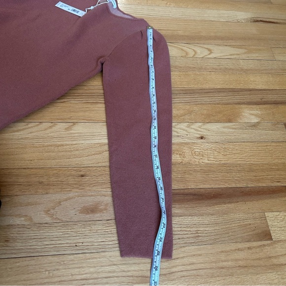 Rebecca Taylor Cashmere Blend Sweater Puff Sleeves Size Medium. NWT - Picture 9 of 12